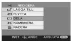 PANASONIC VDR-D300E - Lägga till scener i en spellista - 16