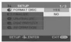 PANASONIC VDR-D300E - Formatering af diske - 1