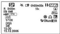 PANASONIC VDR-D300E - ■ Inspelningsindikeringar - 1