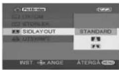 PANASONIC VDR-D300E - Välj inställningen för sidlayout i [ S D EAYOUT]. - 1