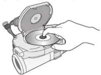 PANASONIC VDR-D300E - Isætning af disk - 2