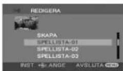 PANASONIC VDR-D300E - Lägga till scener i en spellista - 8
