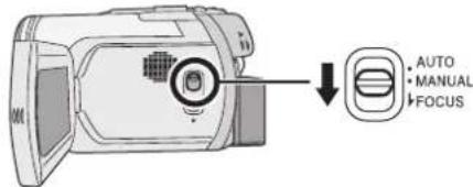 PANASONIC VDR-D300E - Manuell fokusjustering - 1