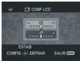 CONF LCD ESTAB CONFIG • ENTRAR SALIR END