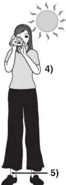 4) 5)