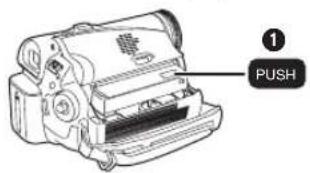 PANASONIC NV-GS60E - Isætning/udtagning af kassette - 3