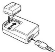 PANASONIC NV-GS60E - ■ Opladning af batteriet - 1
