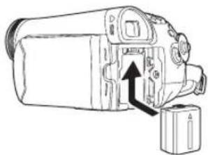 PANASONIC NV-GS60E - Ajustar a bateria no local - 1