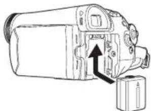 PANASONIC NV-GS60E - ■ Montaje de la batería - 1