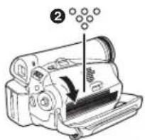 PANASONIC NV-GS60E - Isætning/udtagning af kassette - 4