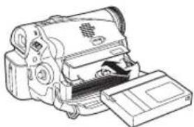 PANASONIC NV-GS60E - Insertar/quitar un cassette - 2