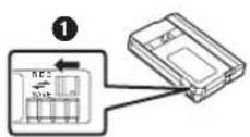 PANASONIC NV-GS60E - Isætning/udtagning af kassette - 6