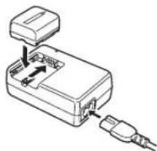 PANASONIC NV-GS57 - ■ Charging the battery - 1