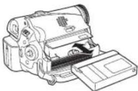 PANASONIC NV-GS57 - Inserting/removing a cassette - 2