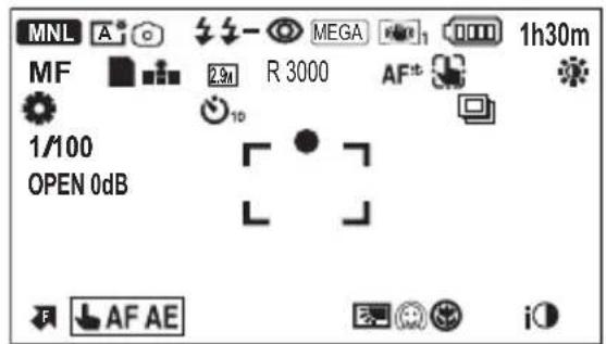 PANASONIC HDC-SDX1 - ■ Symboler ved optagelse - 2