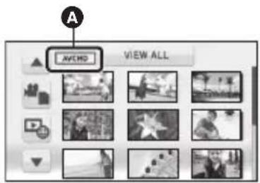 PANASONIC HDC-SDX1 - Peg på den scene eller det billede, der skal afspilles. - 2