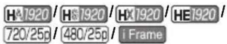PANASONIC HDC-SDX1 - ■ Symboler ved optagelse - 4