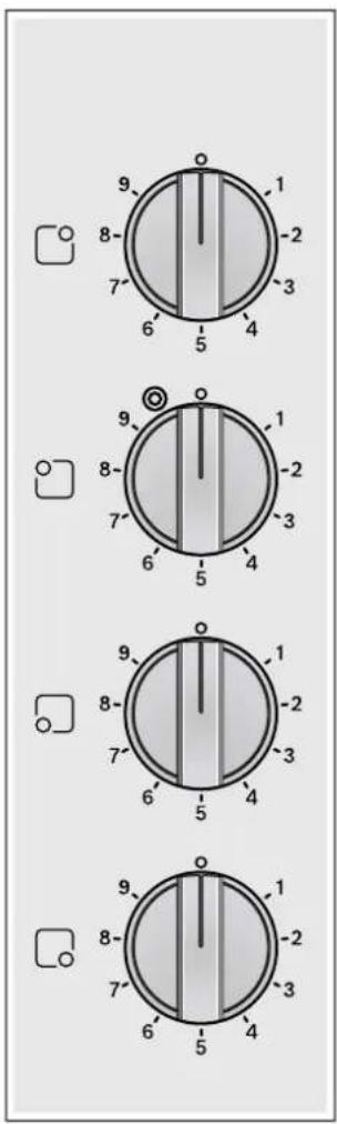 BOSCH PKE611CA1E - Betjenings panel - 1