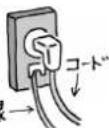 MITSUBISHI MR-WX60D-F - 電源・電源プラグについて - 5