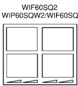 WIF60SQ2 WIP60SQW2/WIF60SQ