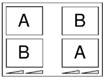 A B B A