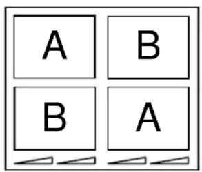 A B B A
