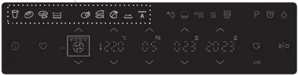 GORENJE BOP658A13BG - B) TILBEREDNING UD FRA F∅DEVARETYPE (Automatisk tilberedning) - 1