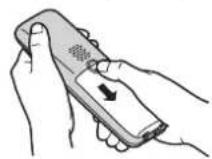 PANASONIC KX-TG8612NE - Isætning af batteri - 1