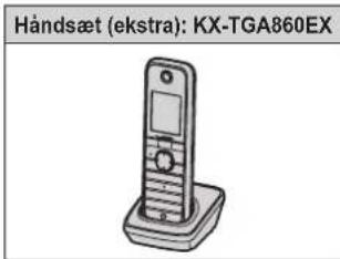 Håndsæt (ekstra): KX-TGA860EX