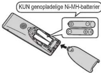 KUN genopladelige Ni-MH-batterier