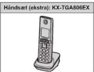 Håndsæt (ekstra): KX-TGA806EX