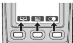 PANASONIC KX-TG8012NE - Brug af navigeringstasten - 1