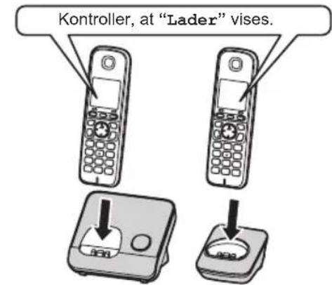 PANASONIC KX-TG6713NE - Genopladning af batteri - 1