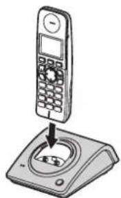PANASONIC KX-TG8090NE - Opladning af batterier - 2