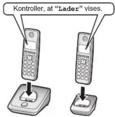 PANASONIC KX-TG2713NE - Genopladning af batteri - 1