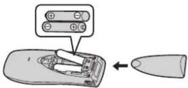 PANASONIC KX-TG1103NE - Isætning af batterier - 1