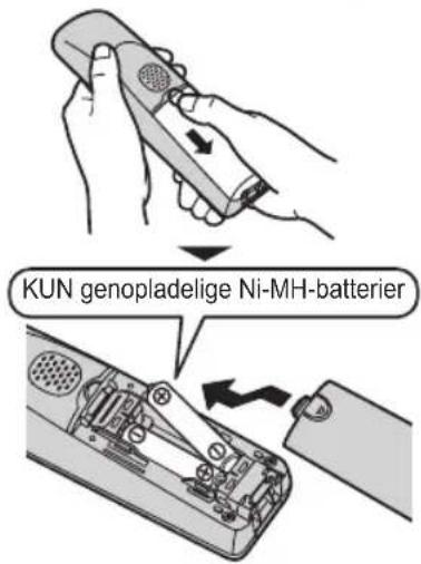 KUN genopladelige Ni-MH-batterier