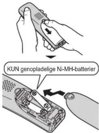 KUN genopladelige Ni-MH-batterier