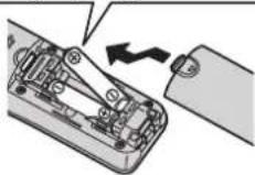 PANASONIC KX-TG5512NE - Isætning af batteri - 2
