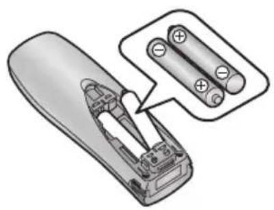 PANASONIC KX-TCD430FXB - Поставяне на батериите - 1