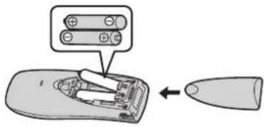 PANASONIC KX-TCD152NE - Isætning af batterier - 1