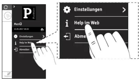 MenÜ 12.05.2017 10:33 Einstellungen i Help Im Web Abmelden Sequoia Einstellungen i Help im Web Abme