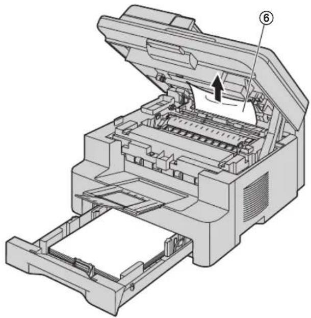 PANASONIC KX-MB771NE - Hvis printerpapiret sidder fast i maskinen - 7