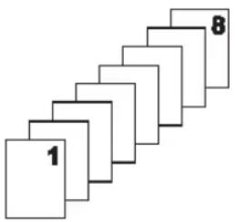 PANASONIC KX-MB771NE - For at kopiere flere sider over på en (funktionen N i 1) - 7
