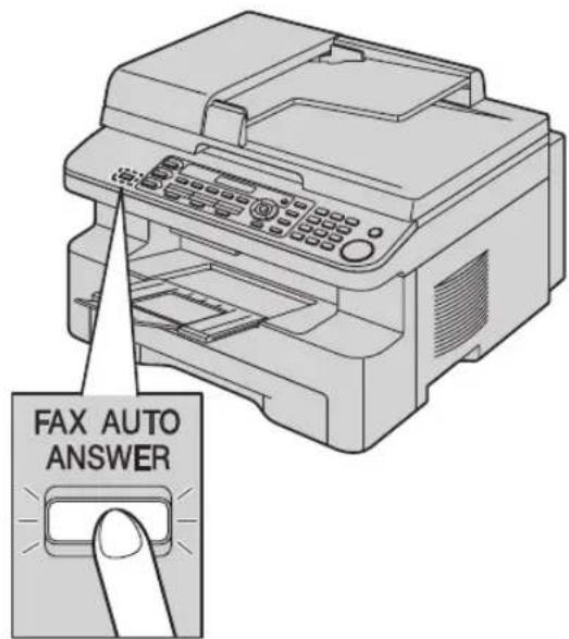 PANASONIC KX-MB771NE - Aktivering af FAX indstilling - 1