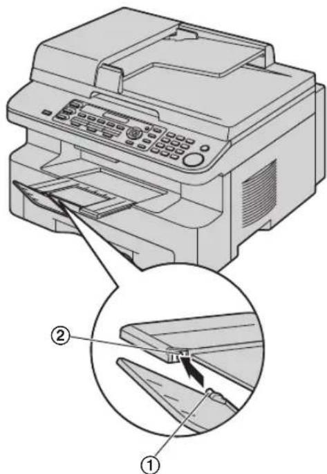 PANASONIC KX-MB771NE - Overdelen af forlængeren sidder løst - 1