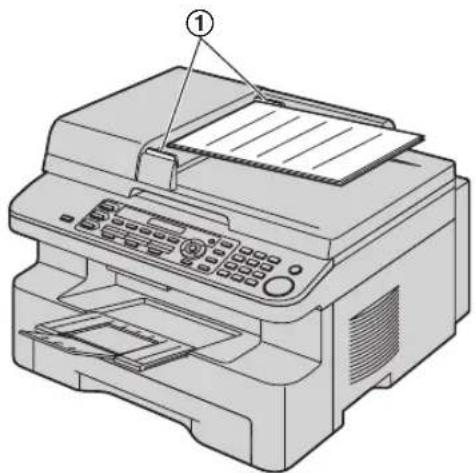 PANASONIC KX-MB771NE - Anvendelse af den automatiske dokumentindføring - 1