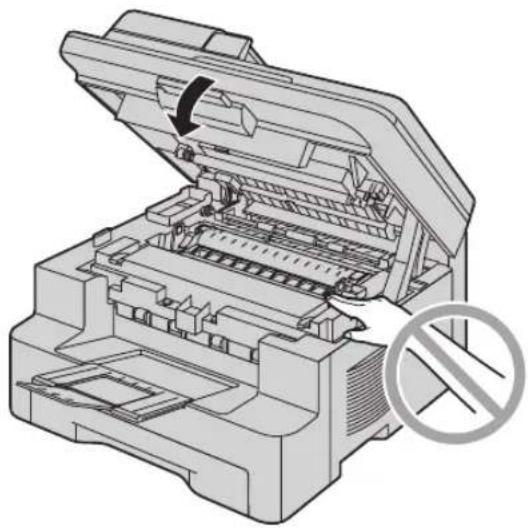 PANASONIC KX-MB771NE - Hvis printerpapiret sidder fast i maskinen - 2