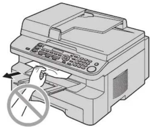 PANASONIC KX-MB771NE - Hvis printerpapiret sidder fast i maskinen - 1
