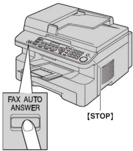 PANASONIC KX-MB771NE - Aktivering af TLF/FAX indstilling - 1